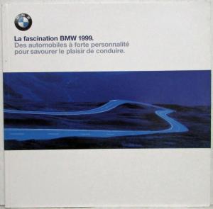 1999 BMW Fascination Sales Brochure - French Text