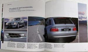 1999 BMW Fascination Sales Brochure - French Text