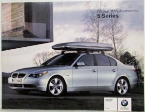 2003 BMW 5 Series Accessories Sales Brochure