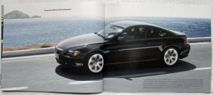 2005 BMW 6 Series Coupe and Convertible Prestige Sales Brochure - 645Ci