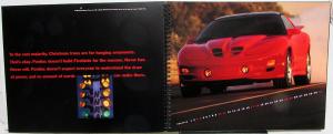 1998 Pontiac Firebird Formula Trans Am TA Dealer Sales Brochure Calendar Large