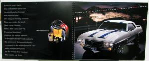 1998 Pontiac Firebird Formula Trans Am TA Dealer Sales Brochure Calendar Large