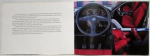 1994 BMW 316i Compact Sales Brochure - German Text