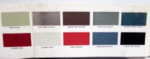 1966 Jeep Color & Trim Selections Folder Wagoneer Gladiator Universal Panel Orig
