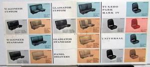 1966 Jeep Color & Trim Selections Folder Wagoneer Gladiator Universal Panel Orig