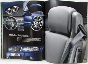 2006 BMW M3 Coupe and Cabrio Sales Brochure - German Text