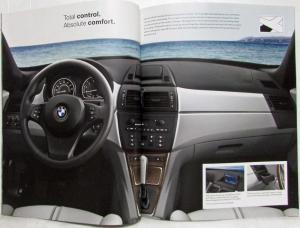 2005 BMW X3 SAV Prestige Sales Brochure - 2.5i 3.0i