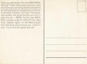 1969 BMW Bavaria Postcard
