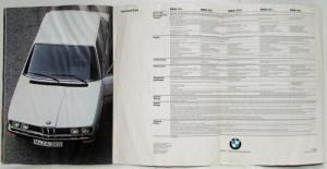 1976 BMW 518 520 520i 525 528 Sales Brochure