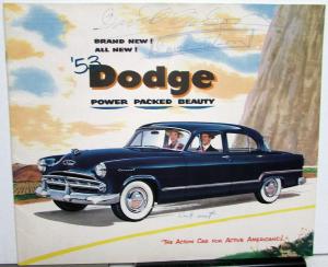 1953 Original Dodge Color Sales Brochure Coronet and Meadowbrook Series