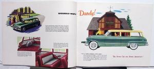 1953 Original Dodge Color Sales Brochure Coronet and Meadowbrook Series