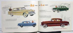 1953 Original Dodge Color Sales Brochure Coronet and Meadowbrook Series