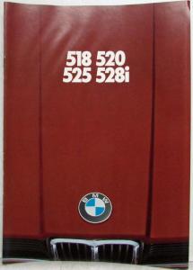 1977 BMW 518 520 525 528i Sales Folder - Dutch Text