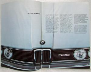 1977 BMW 518 520 525 528i Sales Folder - Dutch Text