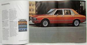 1977 BMW 518 520 525 528i Sales Folder - Dutch Text