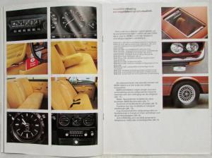 1977 BMW 518 520 525 528i Sales Folder - Dutch Text