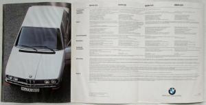 1977 BMW 518 520 525 528i Sales Folder - Dutch Text