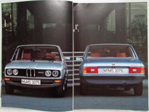 1978 BMW 518 520 525 528i Sales Folder - French Text