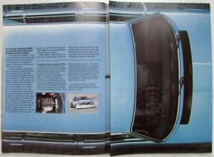 1978 BMW 518 520 525 528i Sales Folder - French Text