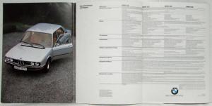 1978 BMW 518 520 525 528i Sales Folder - French Text