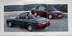 1993 BMW 3 Series Cabrios Sales Brochure - German Text