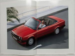1993 BMW 3 Series Cabrios Sales Brochure - German Text