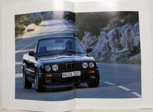 1993 BMW 3 Series Cabrios Sales Brochure - German Text