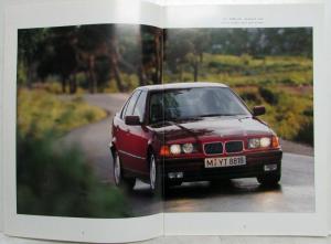 1993 BMW 3 Series Sedans Sales Brochure - German Text