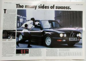 1987 BMW Car Range Oversized Sales Brochure - Sheer Driving Pleasure