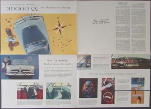 1955 Original Dodge Sales Brochure Custom Royal V8 Royal V8 Coronet V8 & Six