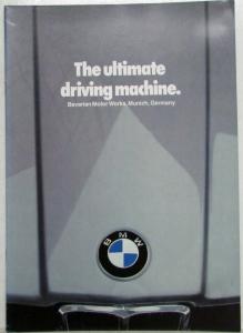 1980 BMW The Ultimate Driving Machine Sales Brochure Stella Lichtenstein Warhol