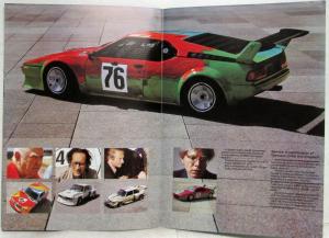 1980 BMW The Ultimate Driving Machine Sales Brochure Stella Lichtenstein Warhol