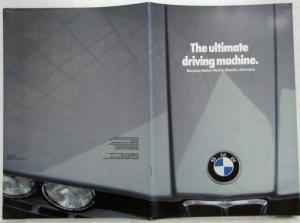 1980 BMW The Ultimate Driving Machine Sales Brochure Stella Lichtenstein Warhol