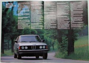 1982 BMW 320i Sales Brochure/Poster