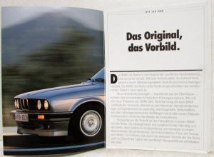 1988 BMW 316i 318i 320i 325i 325iX Sales Brochure - German Text