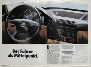 1988 BMW 524td Sales Brochure