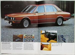 1977 BMW Programm: Es lebe der feine Unterschied Sales Brochure - German Text