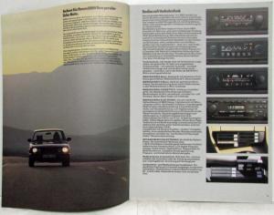 1984 BMW Special Equipment Car Program Sales Brochure - German Text