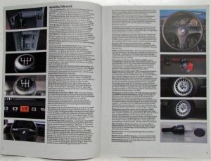 1984 BMW Special Equipment Car Program Sales Brochure - German Text