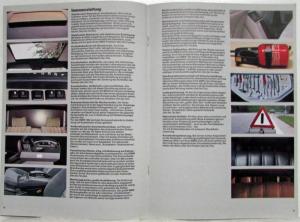 1984 BMW Special Equipment Car Program Sales Brochure - German Text