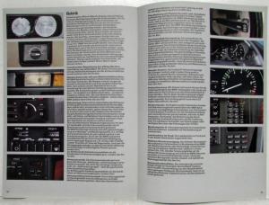 1984 BMW Special Equipment Car Program Sales Brochure - German Text