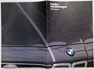 1984 BMW Special Equipment Car Program Sales Brochure - German Text