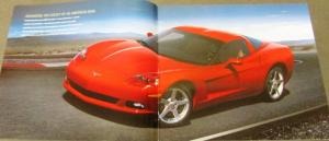 2005 Chevrolet Corvette Dealer Prestige Brochure Coupe Convertible LS2