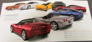 2005 Chevrolet Corvette Dealer Prestige Brochure Coupe Convertible LS2