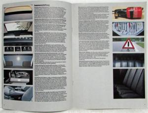1985 BMW Special Equipment Car Program Sales Brochure - German Text