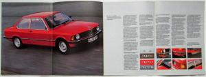 1980 BMW 316 318i 320 323i Sales Brochure