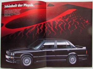 1988 BMW Aerodynamics In Alliance with the Wind Sales Brochure - German Text