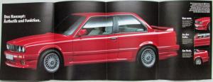 1988 BMW Aerodynamics In Alliance with the Wind Sales Brochure - German Text