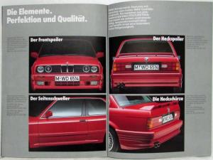 1988 BMW Aerodynamics In Alliance with the Wind Sales Brochure - German Text