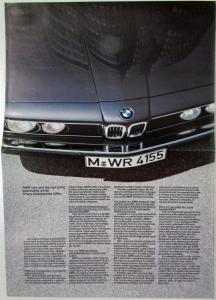 1981 BMW Where Philosophies Differ Oversized Sales Brochure